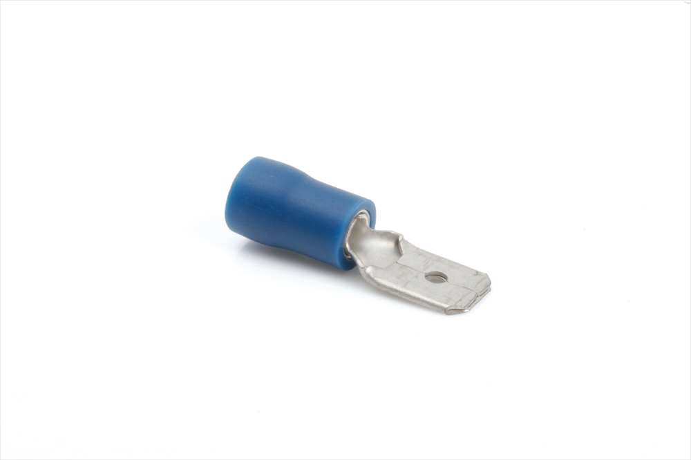 Blue Male Spade Terminal, 4.8mm Wide Termination Technology Ltd